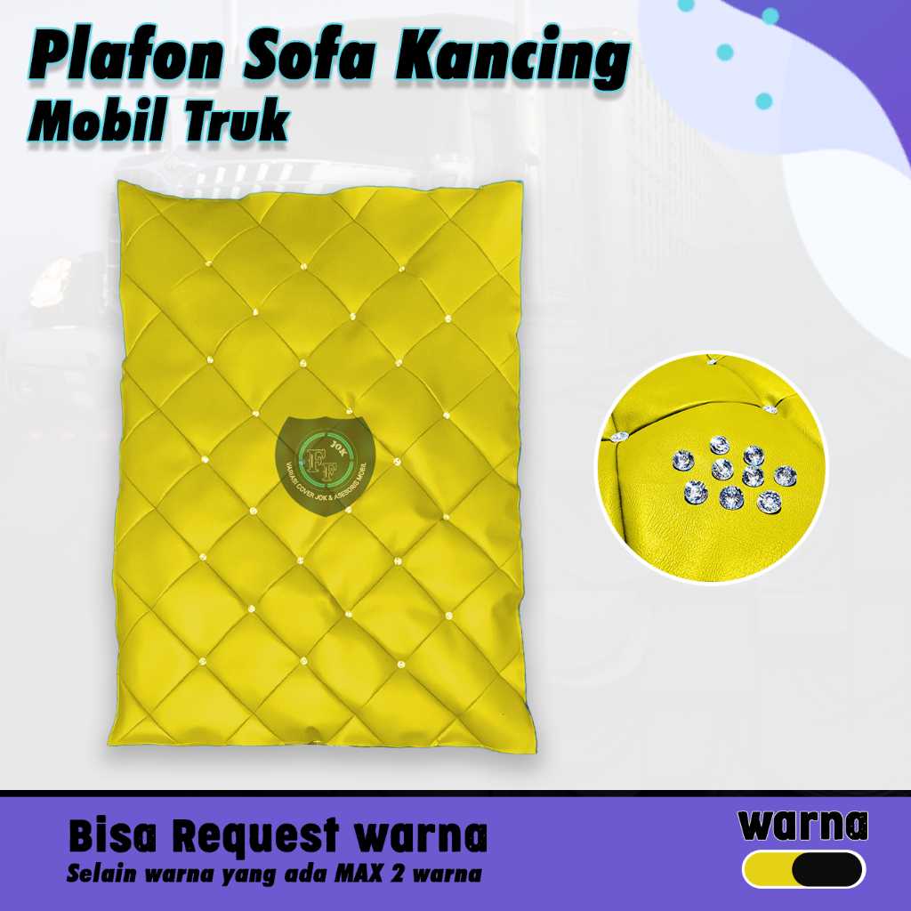 Plafon Sofa Kancing Mobil Truk
