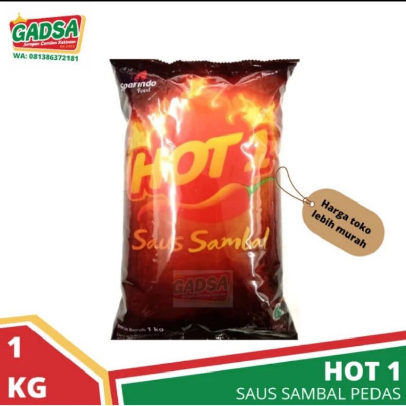 

Saus Sambal Hot 1 Saos Pedas 1 Kg