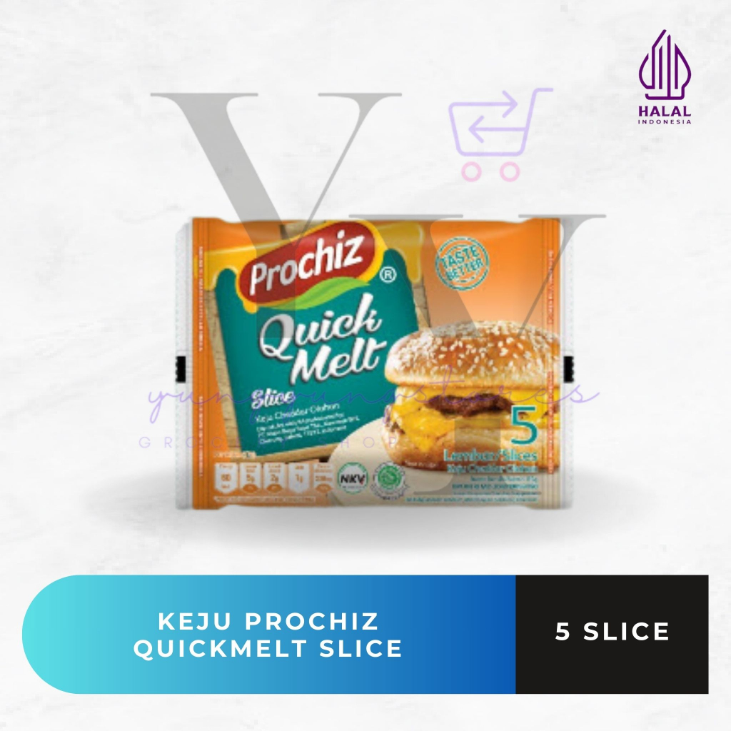 

Keju Prochiz Quickmelt Slice Keju Leleh Isi 5 / 85 gram