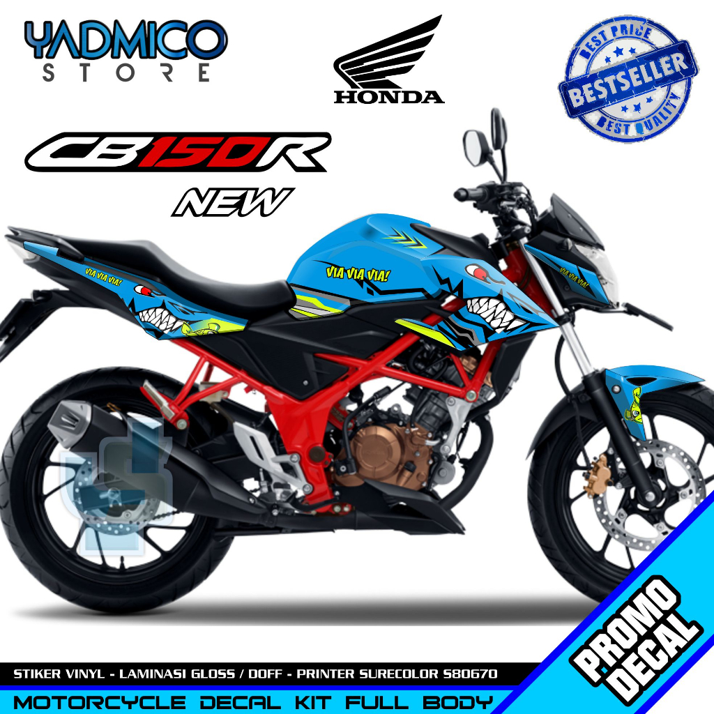 Decal CB 150R New 2019 Full Body - Stiker Motor CB150R New Full Body - Dekal CB 150 R New Full Body 