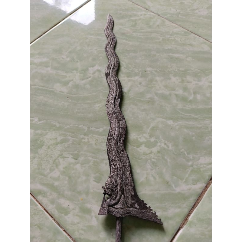 keris nogo sosro, pamor penjaringan kebak, luk 11