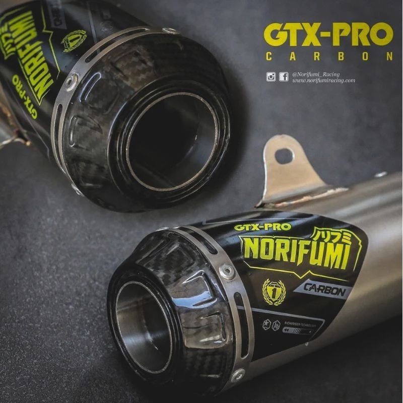Knalpot Racing Norifumi Gtx Pro Bebek Trail Jupiter Vega R Supra Smash sangat bertenaga