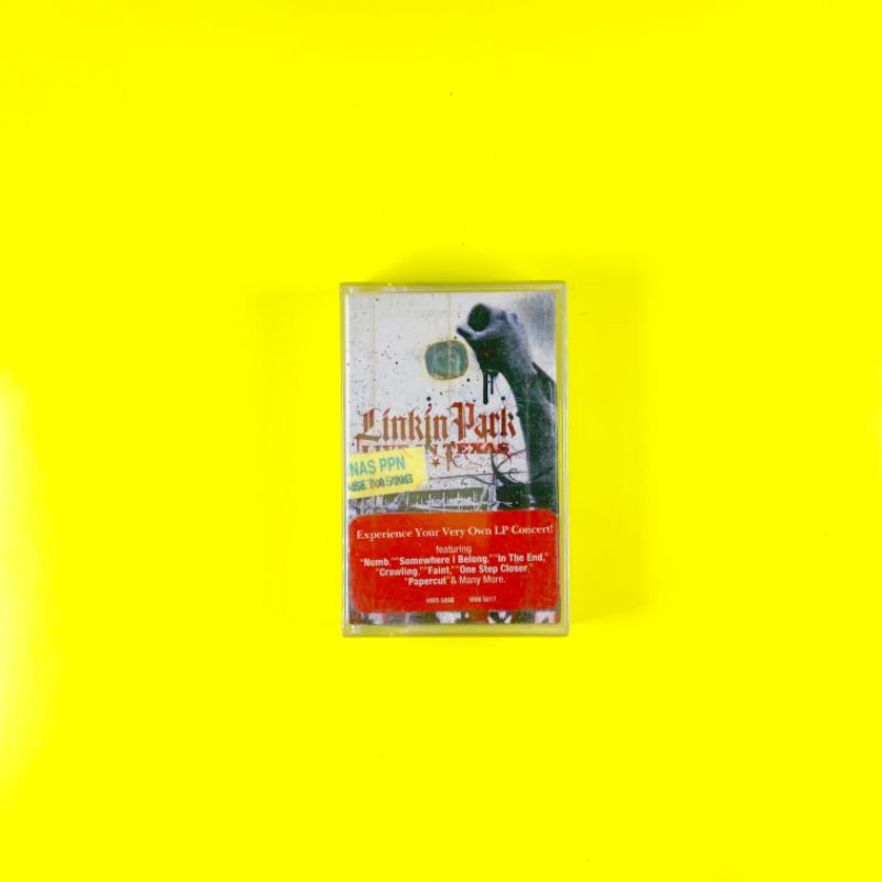 Kaset Pita /Tape Linkin Park Live In Texas Original 100% Berfungsi/Tested