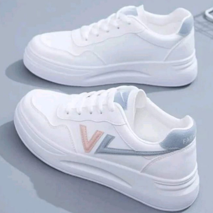 sepatu wanita sepatu sneakers olahraga sport kets running casual putih wanita cewek keren korean style terbaru bisa bayar di tempat ( cod )