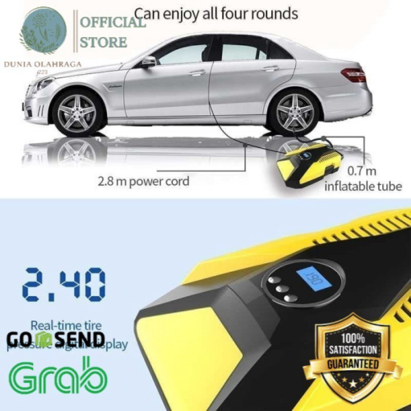 Unik Mini Pompa Ban Mobil Elektrik Digital-Mini Pompa Ban Digital - Vr 1 Diskon