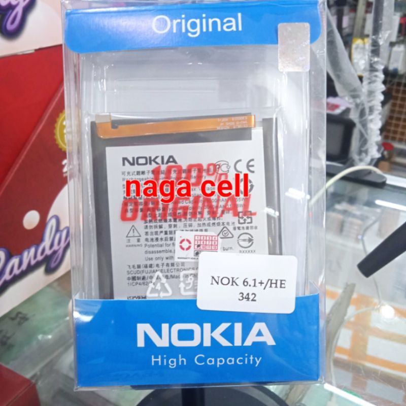 baterai battery batre Nokia 6.1+ Nokia 6.1 Plus HE 342 HE342 ORIGINAL NEW