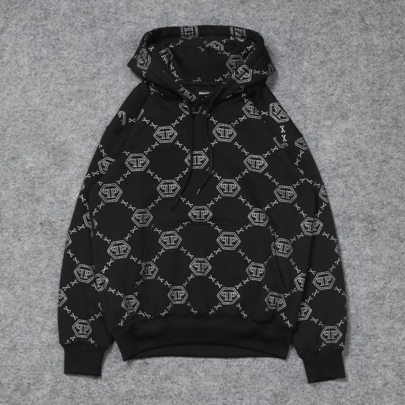 HOODIE PHILIPP PLEIN FULL PRINT (BLACK)
