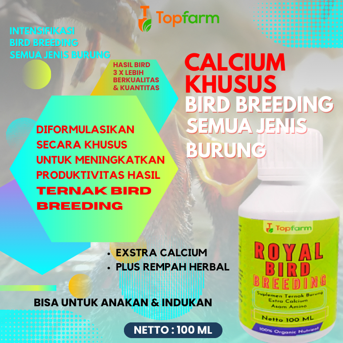Vitamin Breeding Burung / Obat Anak Burung / Vitamin Anakan Burung / Vitamin Ternak Burung / Vitamin