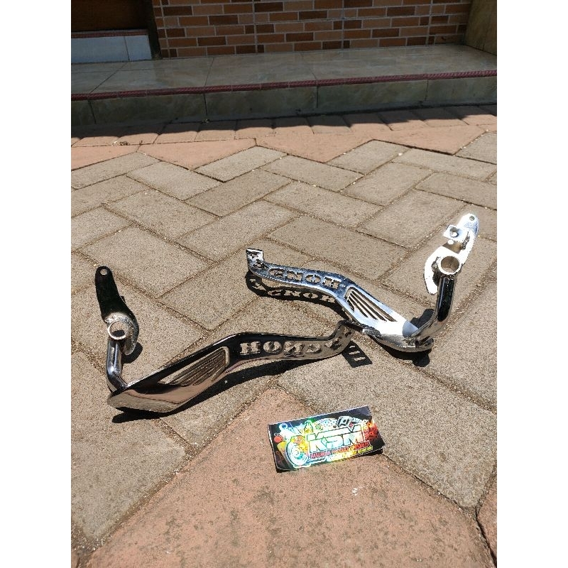 pedal rem cb model Cristal (logo sayap Honda new)pedal rem Cristal cun PNP cb gl100 handmade