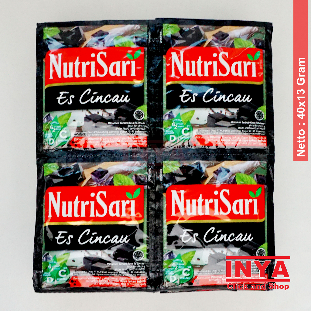 

NutriSari Es Cincau 40x13gr Pack - Minuman Serbuk - Instant Powder Drink