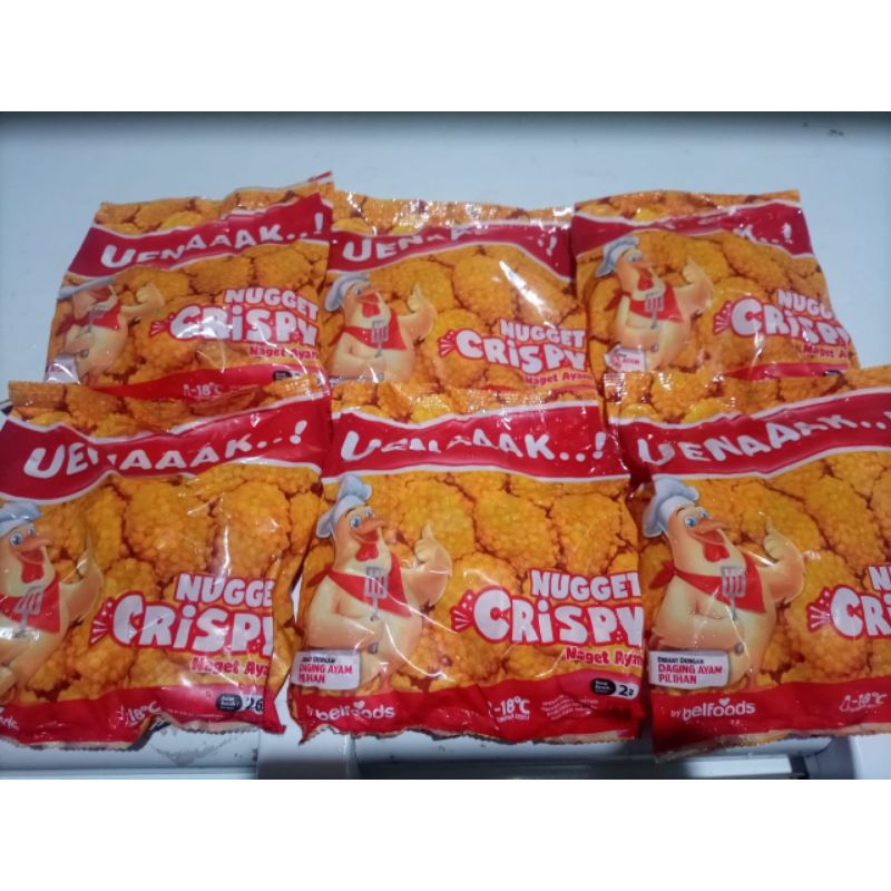 

Crispy Chicken Nugget Belfoods Uenaaak Naget Ayam Krispi 260gr