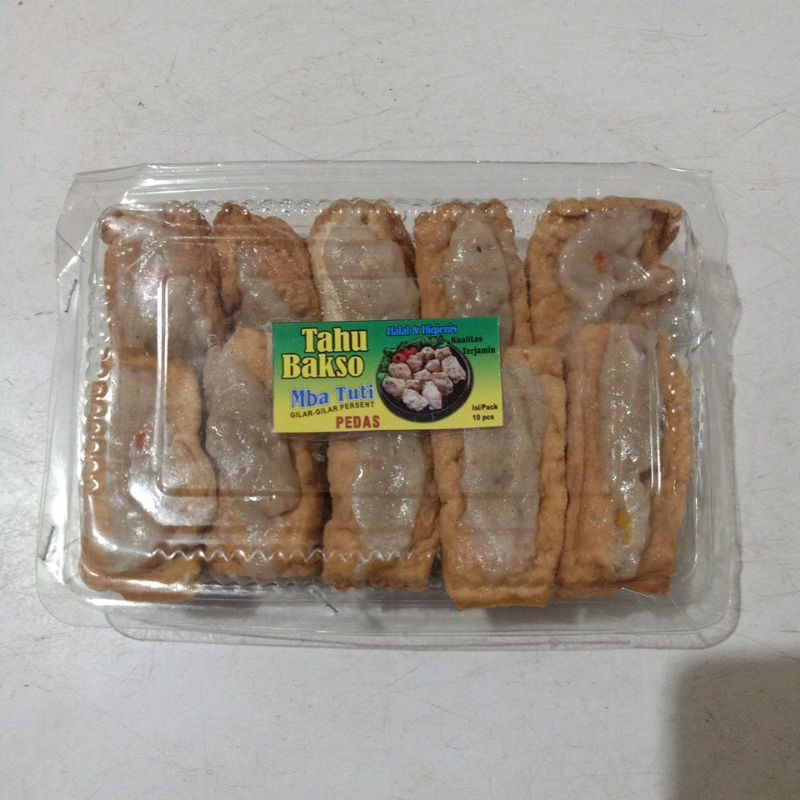 

Tahu bakso mba tuti pedas isi 10pcs