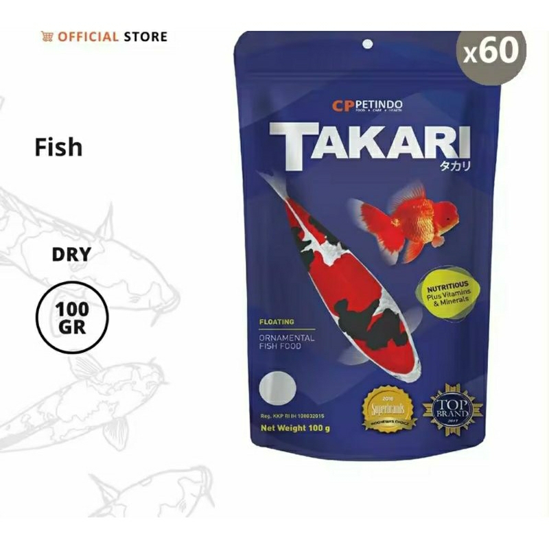 TAKARI 100 gram 1 dus isi 60 pcs