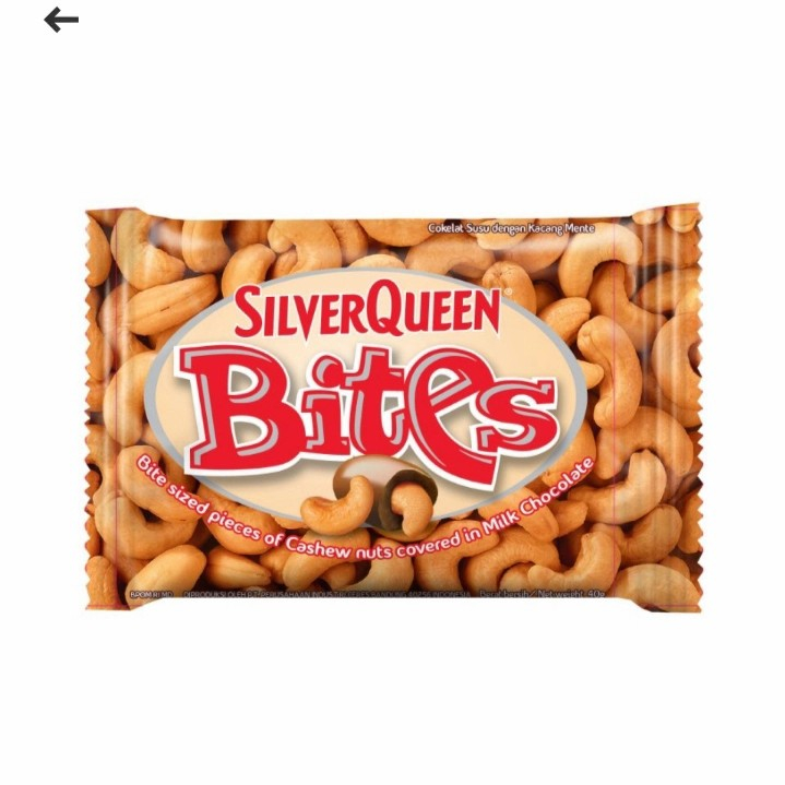 

SilverQueen bites milk Chocolate cashew 30 gr