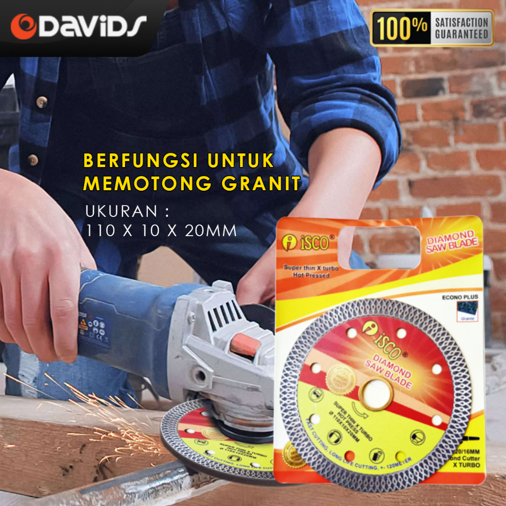 Mata Potong Keramik Pisau Granit Pemotong Diamond Wheel Turbo X Isco 4