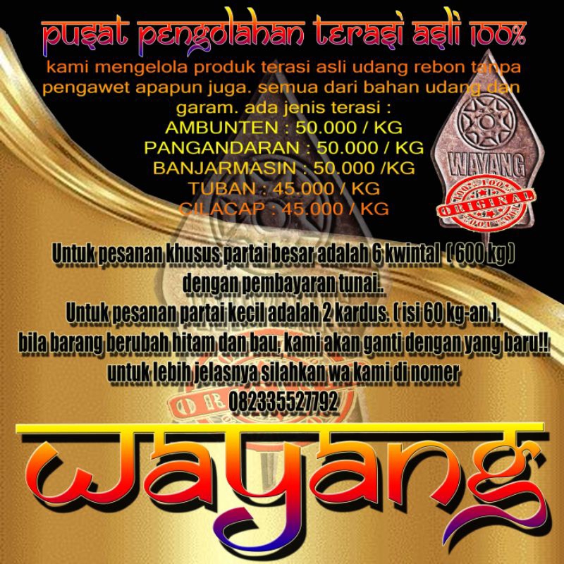 

Terasi Udang Khas Sumenep