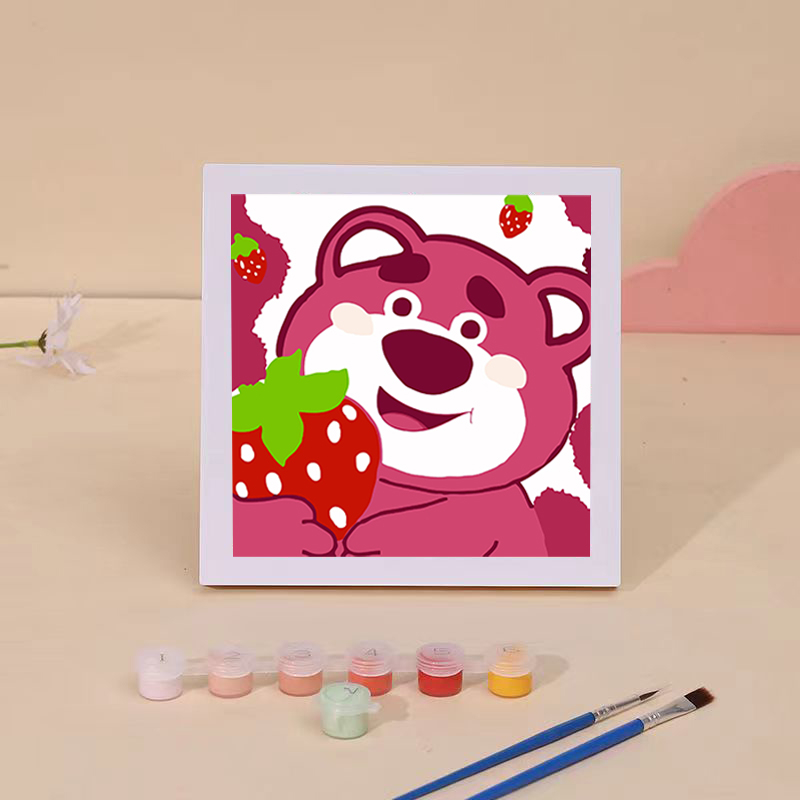 

DIY PAINT BY NUMBER 30X30CM KANVAS SET LUKIS ANAK CANVAS PAINTING SIAP LUKIS KARAKTER KARTUN LUCU MAINAN ANAK CAT LUKIS