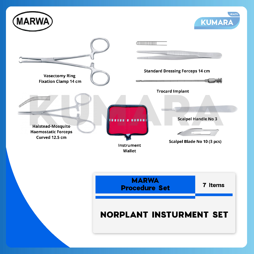 MARWA - Norplant Set / Implant Instrument Set