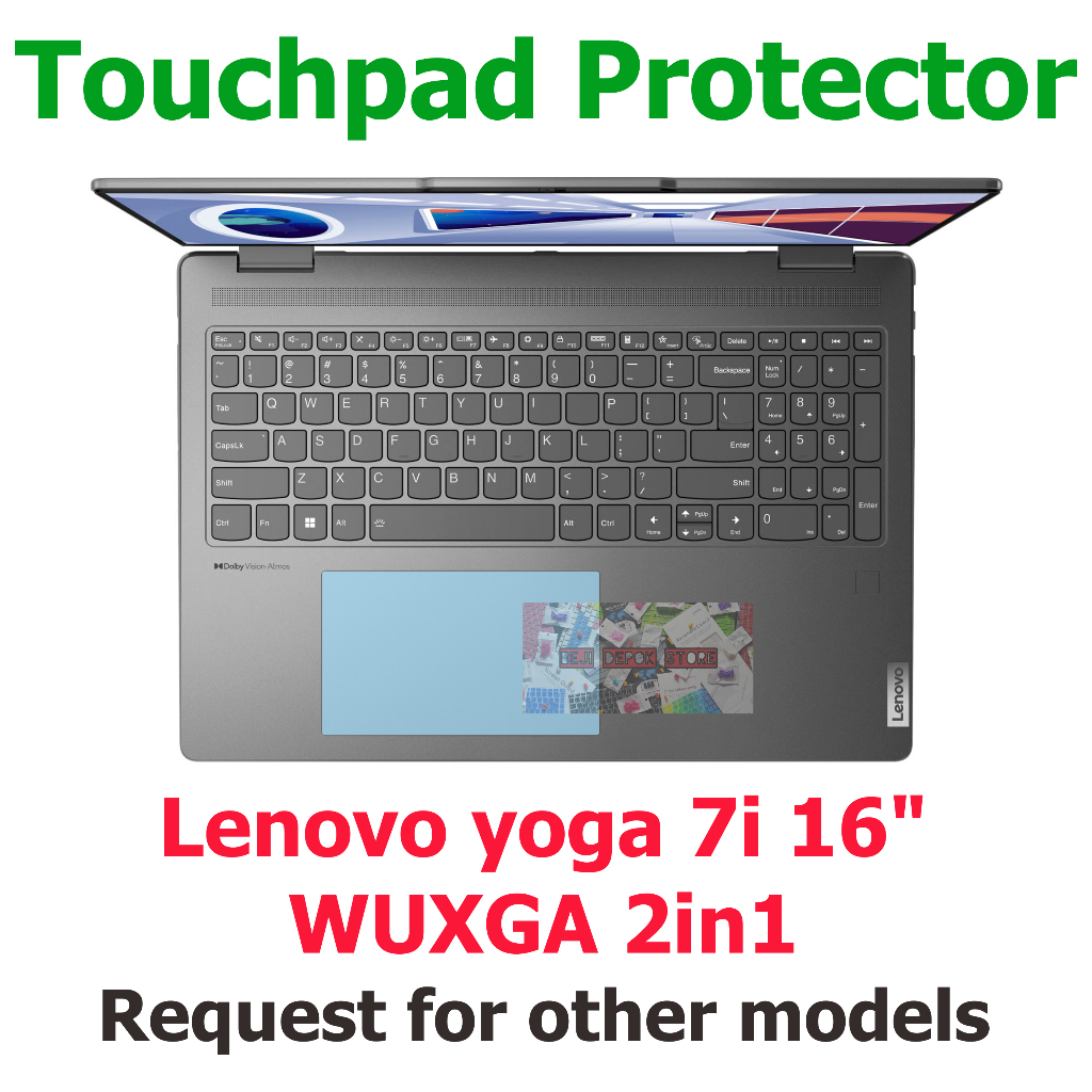 Touchpad Protector Lenovo Yoga 7i WUXGA 2in1