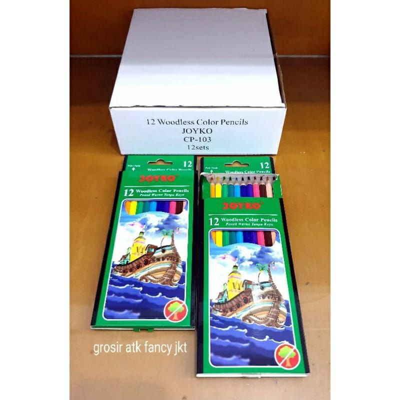 

Pensil Warna 1 set isi 12 Warna Joyko