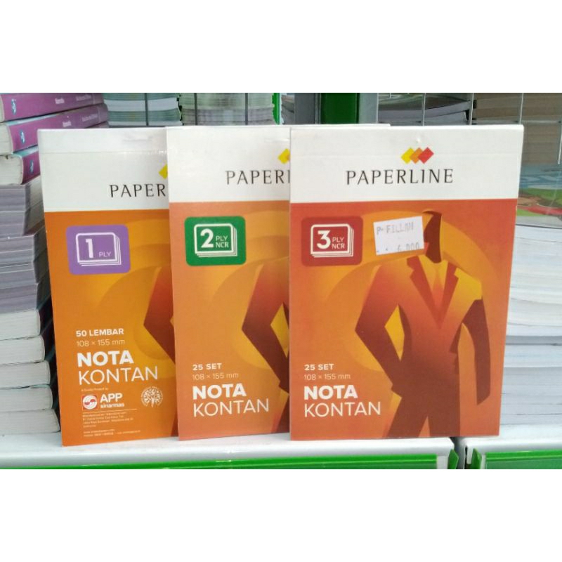 

NOTA KONTAN - PAPERLINE (1PLY, 2PLY, 3PLY)