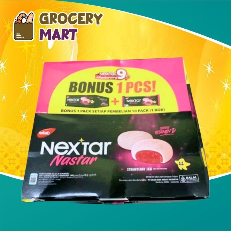 

Nextar Nastar Rasa Stawberry Jam 374gr -1BOX