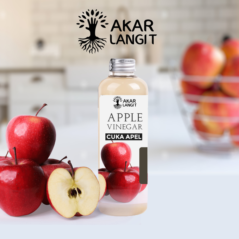 

CUKA APEL ORIGINAL ORGANIK 250ML / APPLE CIDER VINEGAR BRAGG / APPLE CIDER VINEGAR WITH THE MOTHER AKARLANGIT