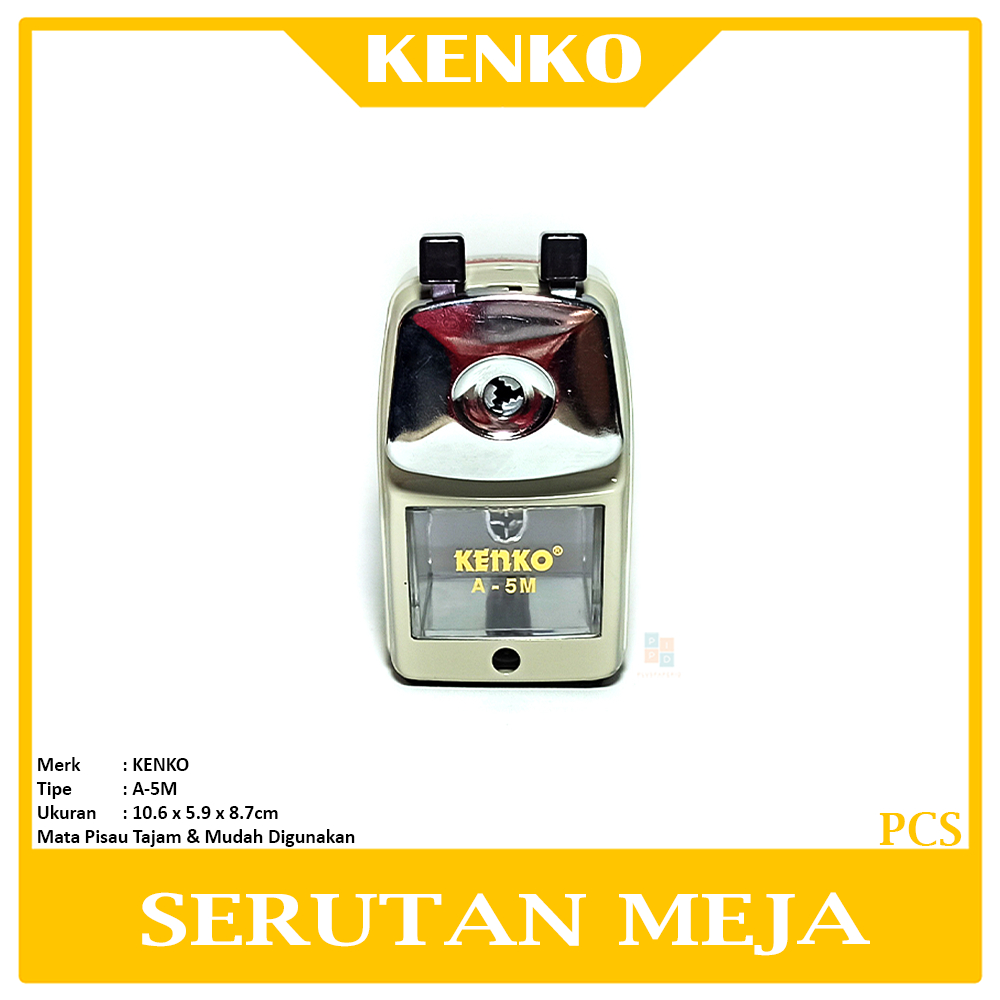 

KENKO - Rautan Pensil - Pencil Sharpener A-5M - Pcs
