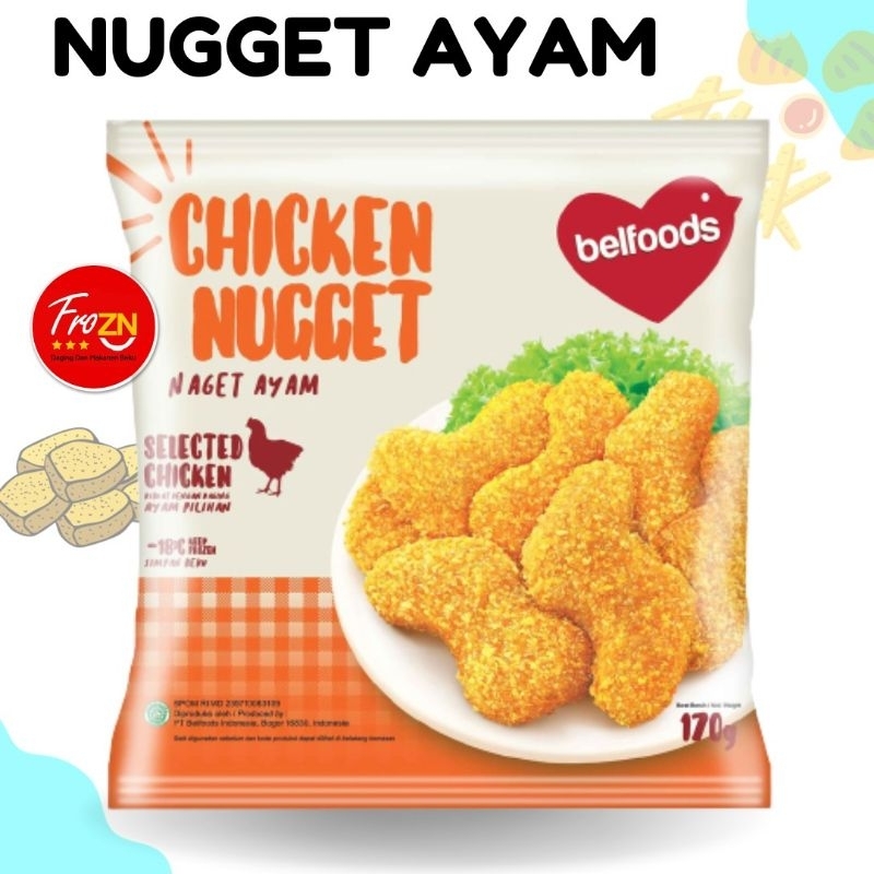 

froZN Belfoods Chicken Nugget 170gram