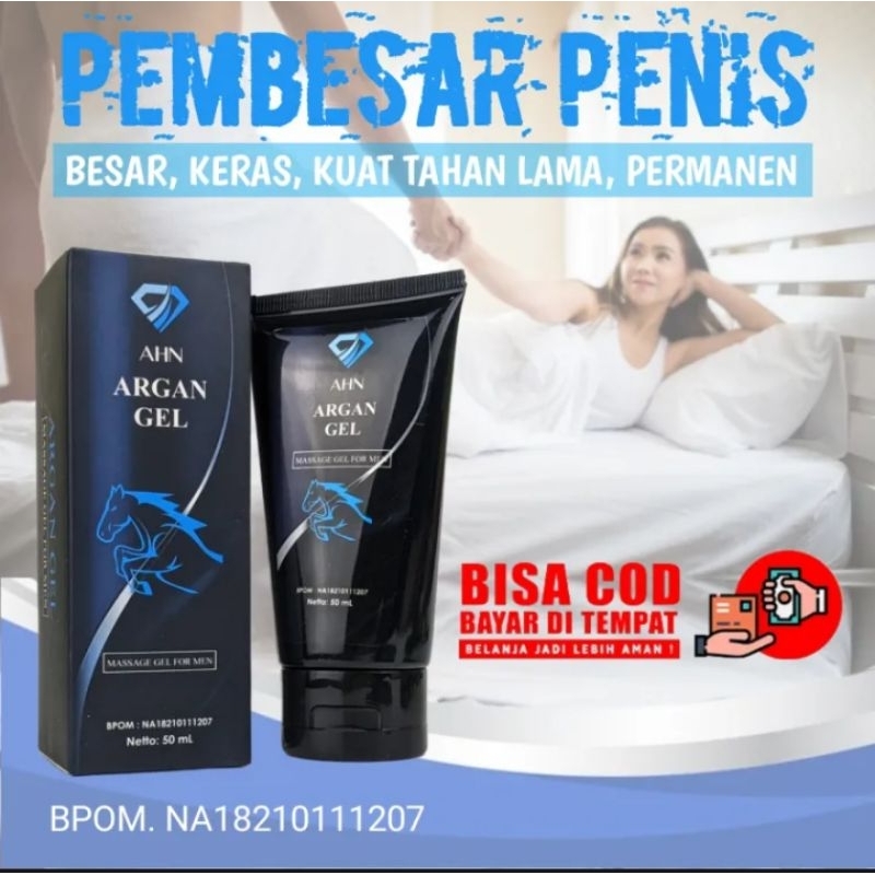 ARGAN GEL MASSAGE ORIGINAL/PEMBESAR-ALAT-VITAL-PRIA PERMANEN SEDIA OBAT PELANGSING BADAN DIET ALAMI