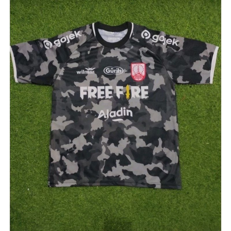 Jersey Persis Solo Terbaru 2021- 2022 - Hitam / Merah / Putih