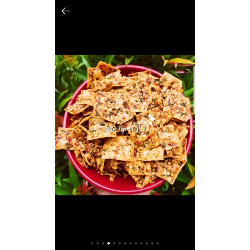 

120gram PANGSIT CETAR/KERIPIK PANGSIT/KERIPIK DAUN JERUK