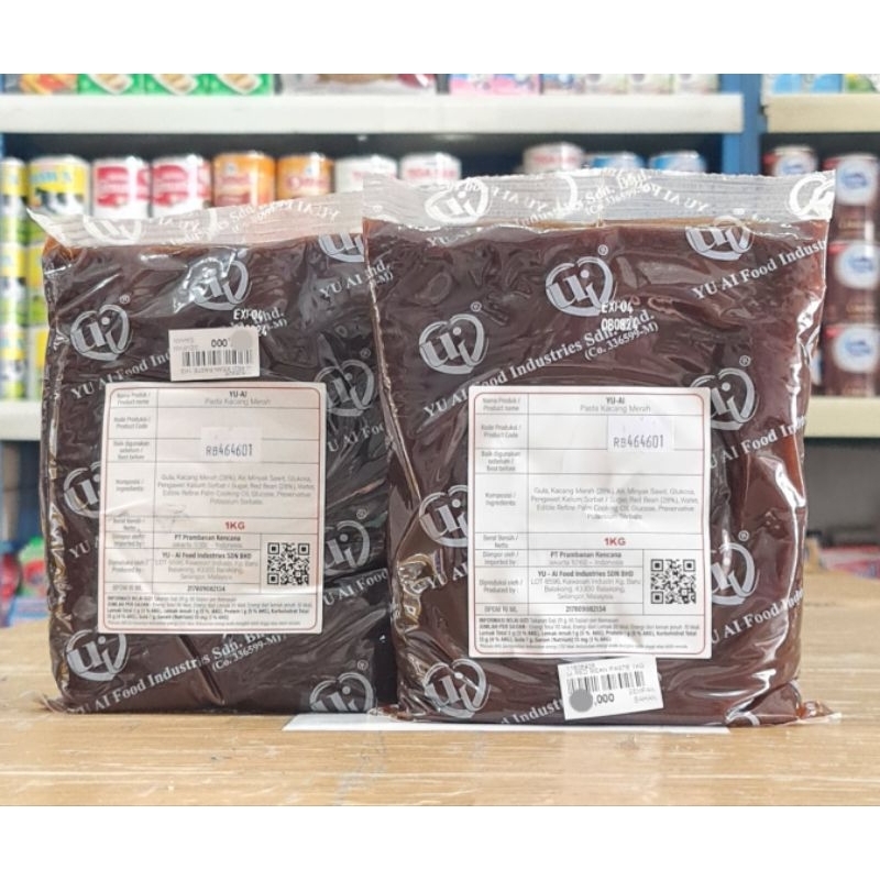

Yu Ai Red Bean Paste 1kg/Isian Kacang Merah Yu Ai 1kg/Isian Mochi kacang Merah/Isian Kacang Merah/Isan Onde Onde