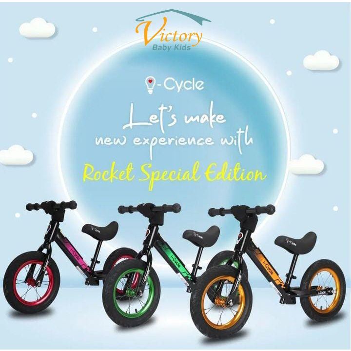 I-Cycle PH-2299 Pushbike i-Cycle (Rocket Special Edition) | Sepeda Balance Bike