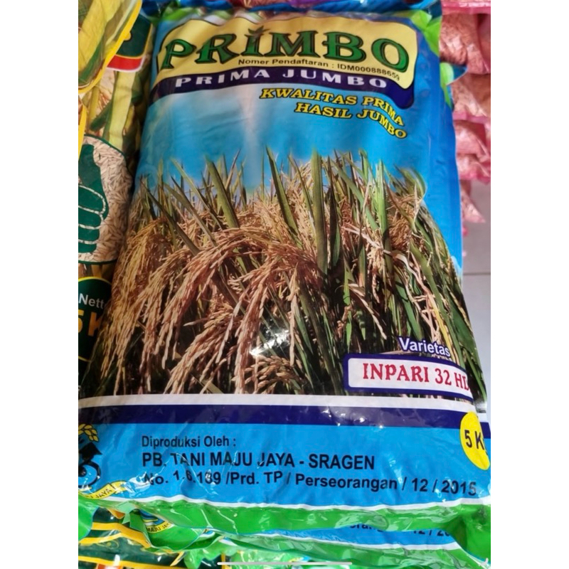 Benih Padi PRIMBO (Prima Jumbo) Inpari32