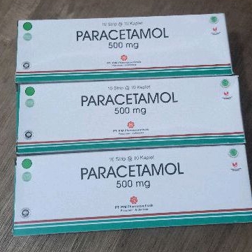 PARACETAMOL TAB GENERIK PIM OBAT DEMAM SAKIT KEPALA SAKIT GIGI PARASETAMOL PIM PER BOX 100 TABLET