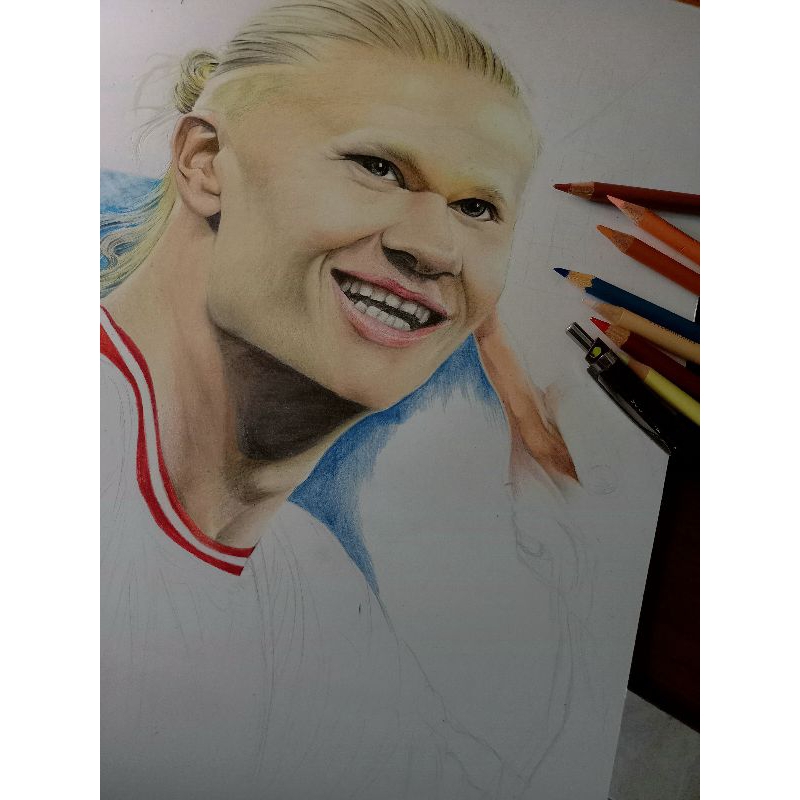 LUKIS WAJAH REALIS WARNA