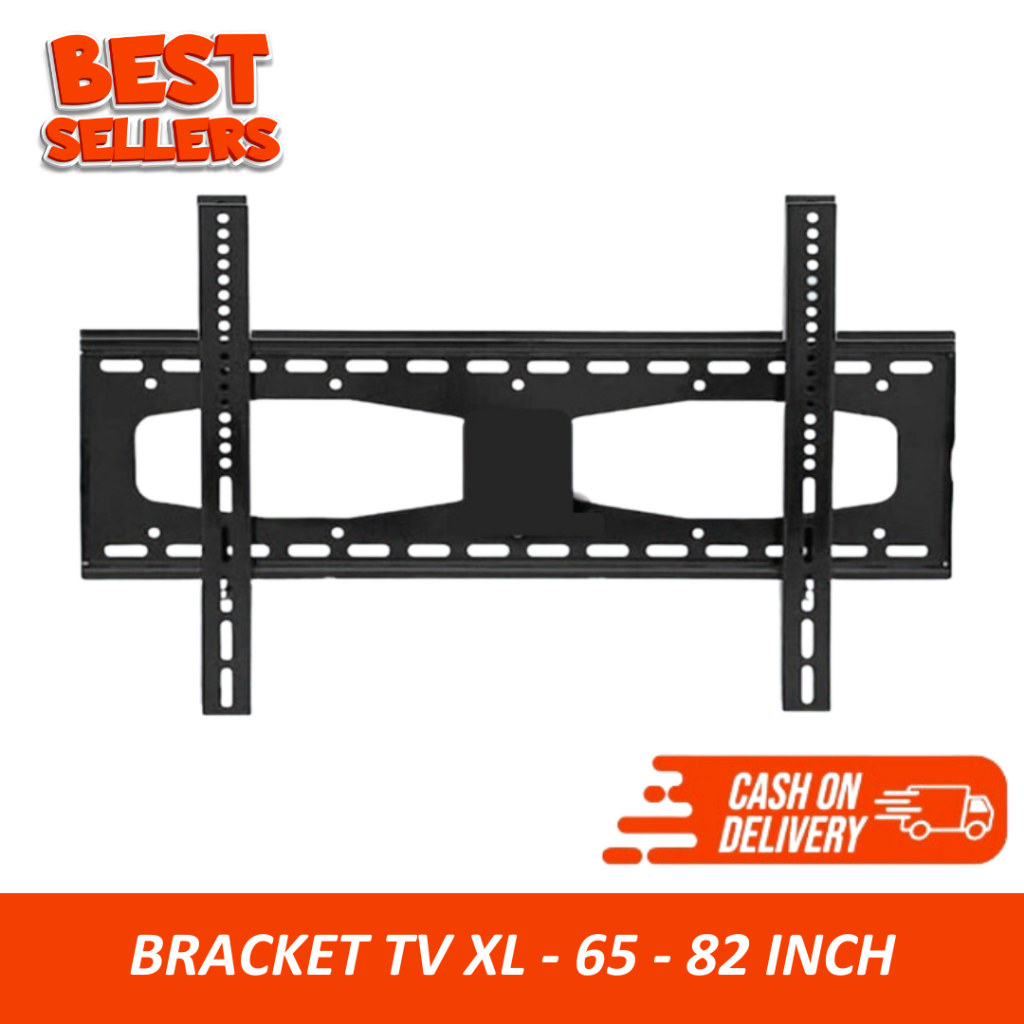 BRACKET TV JUMBO - BRACKET TV UKURAN 60 INCH - 80 INCH - UNIVERSAL UNTUK SEMUA MERK TV - BESI TEBAL 