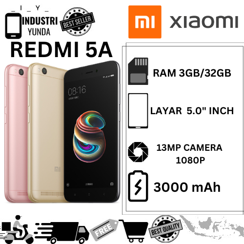 100% Asli Xiaomi Redmi 4A 5A 2GB+16GB 3+32GB 4G Mobile Phone