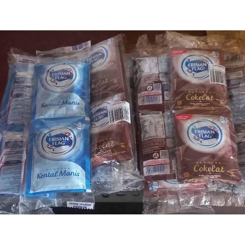 

susu bendera 38g (Isi 6 sachet)
