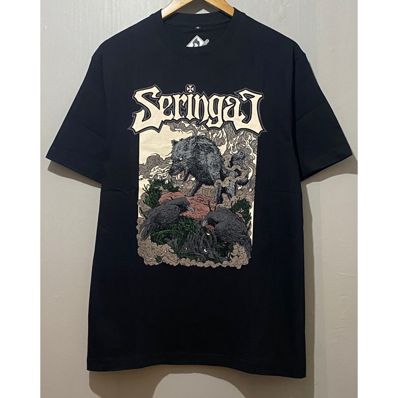 T shirt seringai Wolf Crows
