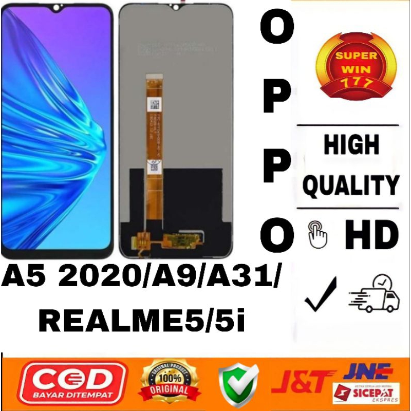 LCD TOUCHSCREEN OPPO A5 2020/A31/A9 2020/REALME 5/5i/5s ORIGINAL FULL SET