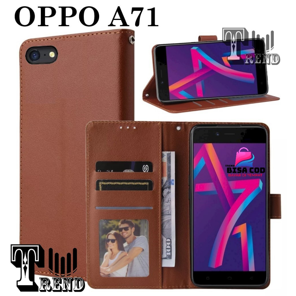 FLIP COVER OPPO A71 LEATHER CASE FLIP OPPO A71