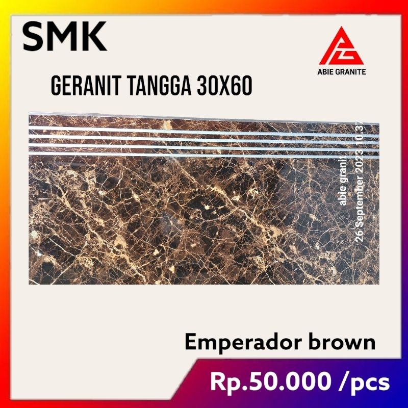 Granit tangga 30x60 emperador brown smk
