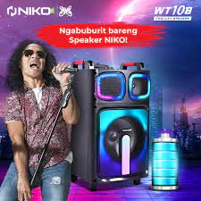 Niko Speaker WT10B Speaker Meeting Karaoke Bluetoth free 1 Mic Wireless