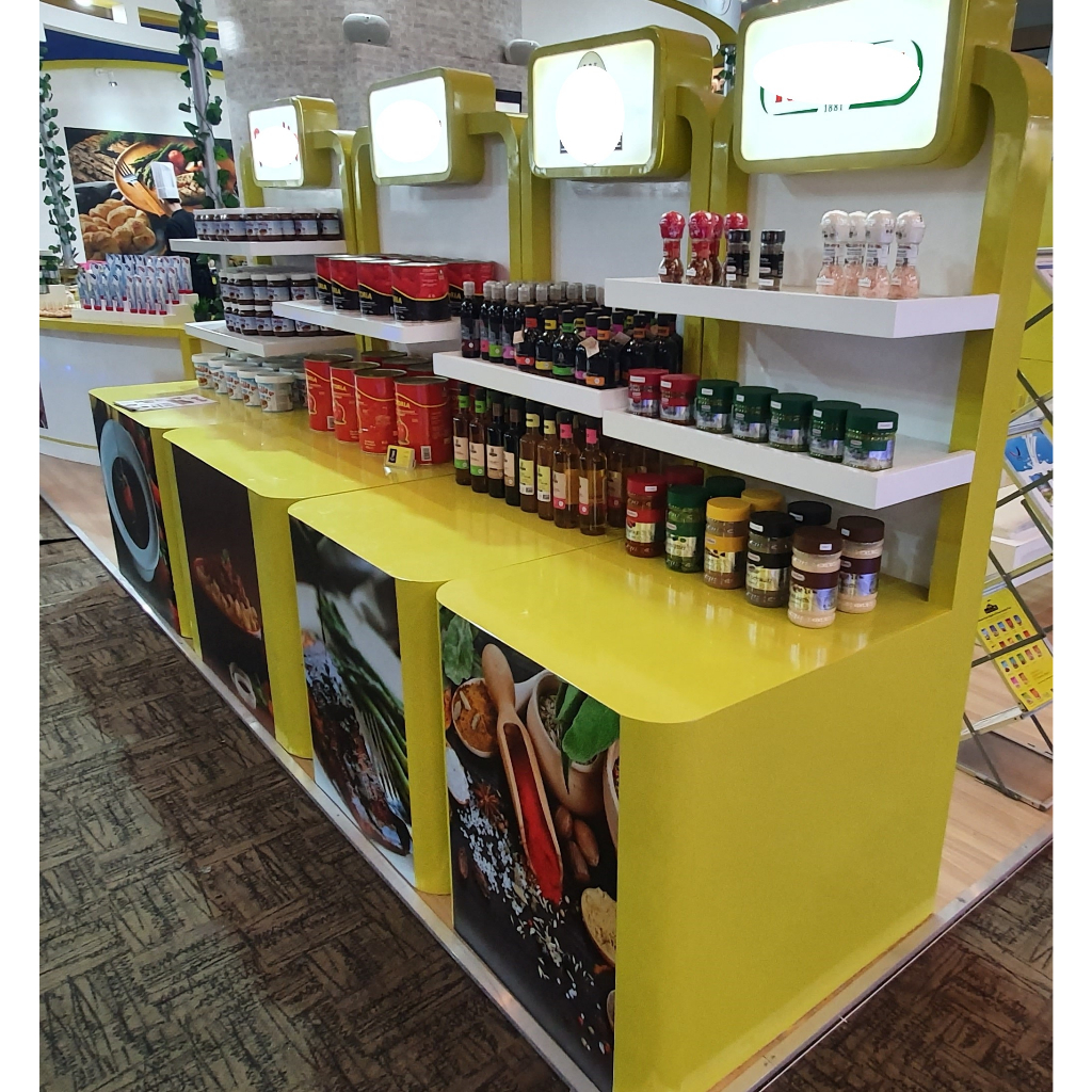 Rak meja ex pameran lemari display