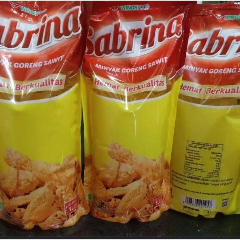 

MINYAK GORENG SABRINA 1LITER