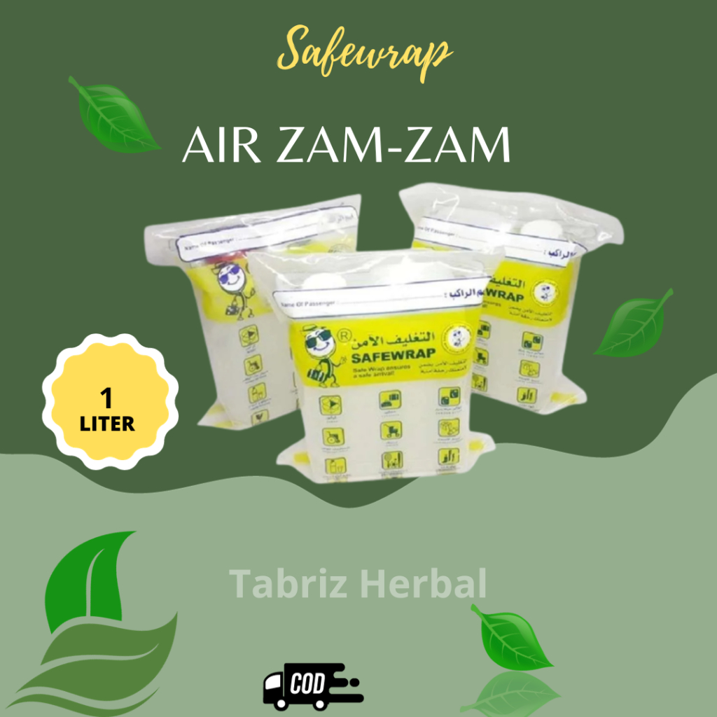 

Air Zam Zam 1 LITER - ZAM-ZAM ASLI ORIGINAL 100% Dari Makah