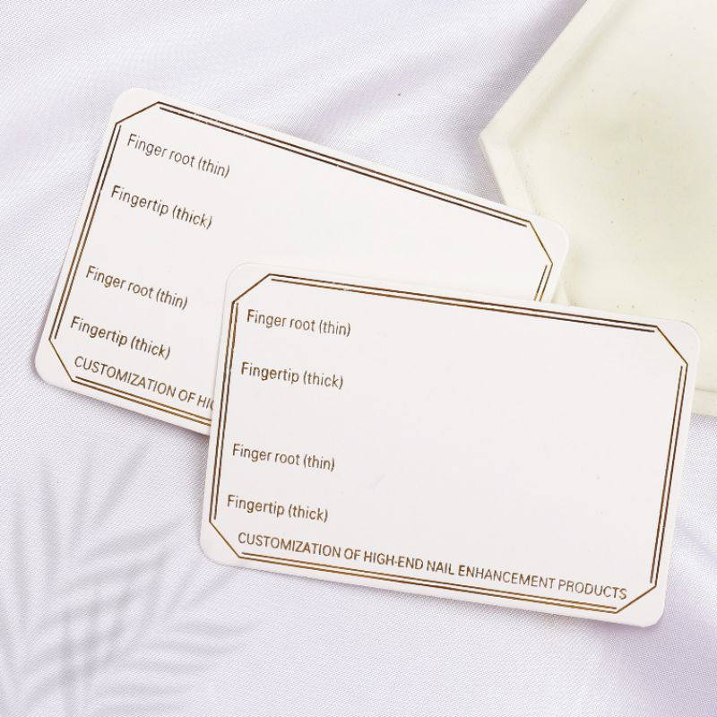 PROMO Kertas Fake Nails Card Alas Box Mika Kuku palsu Super Tebal