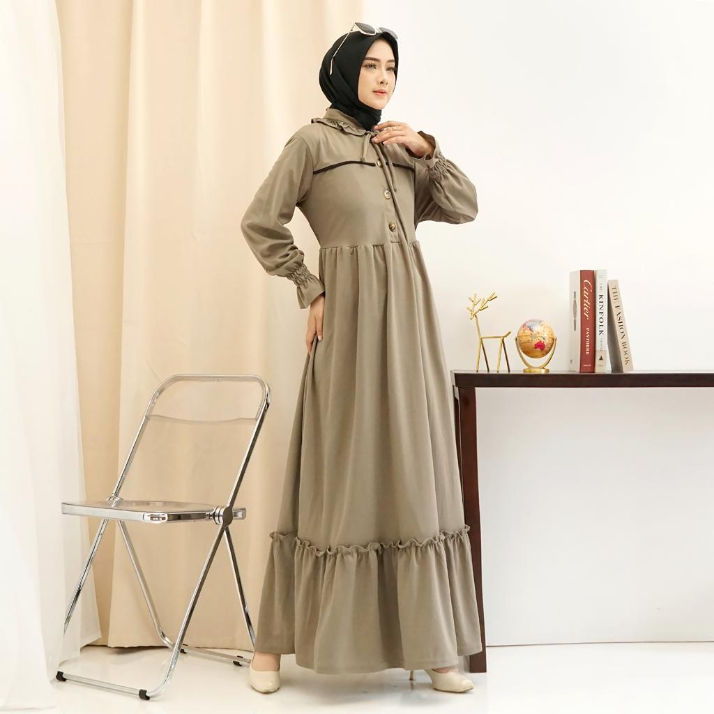 GAMIS IVANA DRESS HIJAB BUSUI BUMIL VOXY JUMBO